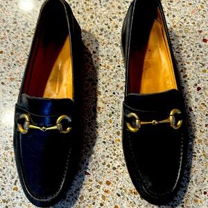 Bruno Magli Black Bit Loafers 10D Suede